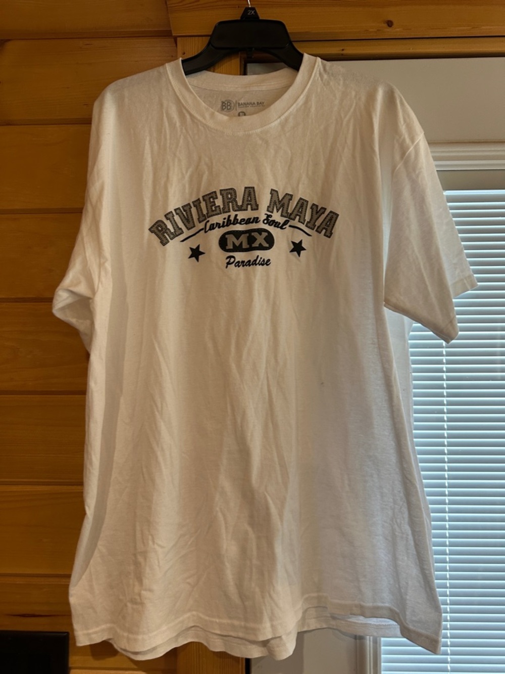Banana Republic White Riviera Maya Graphic Tee